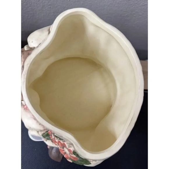 Vintage Cookie Jar 70'S EMILY THE CAT IN DRESS GLASS EYES - 11.5" - Picture 10 of 11